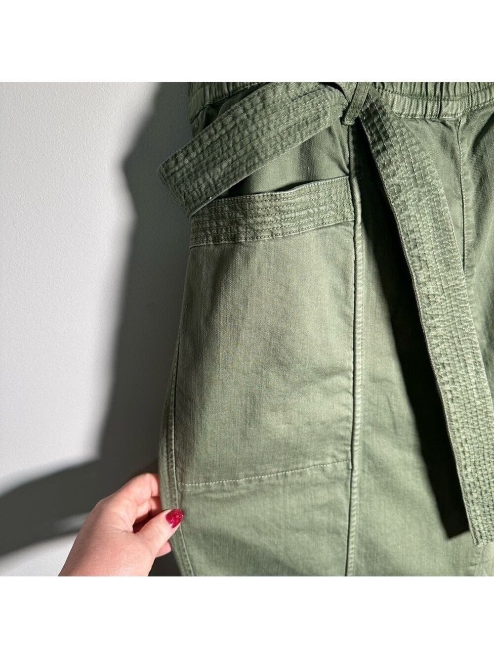 Draper James Green Utility Pants NWOT - Picture 6 of 7